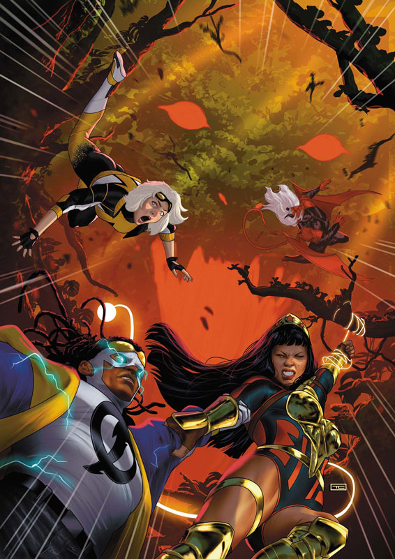 NEW TITANS #40 COVER A TAURIN CLARKE
